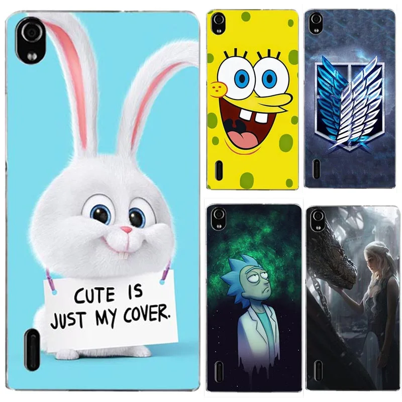 

For Huawei Ascend P7 P7-L10 P7-L00 phone shell For Huawei Ascend P 7 printing Painted case For Huawei Ascend P7-L05 P7-L11 cover