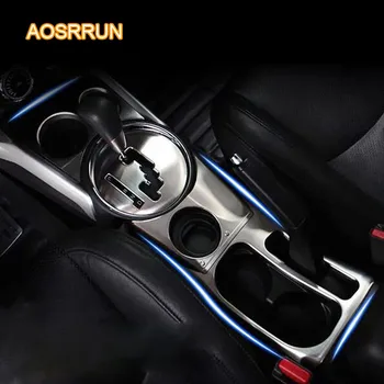 

AOSRRUN Stainless steel hand brake panel, water glass, water cup, decorative paste cover Car accessories For Mitsubishi ASX 2018