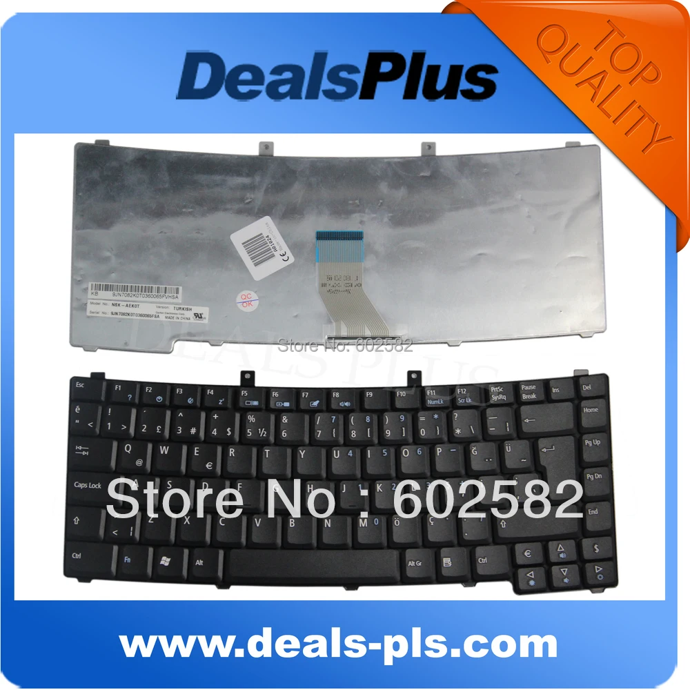 

NEW For Acer TM 2300 2310 2412 2413 4061 4062 4501 8200 3274 2427 2420 3240 3250 3260 3280 9J.N7082.K0T NSK-AEK0T TR KEYBOARD