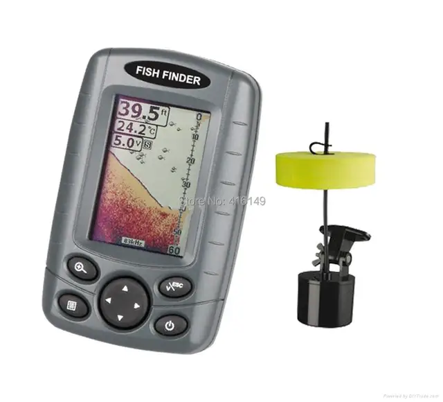 Cheap free shipping phiradar F188A 512 color LCD screen 73m portable fish finder