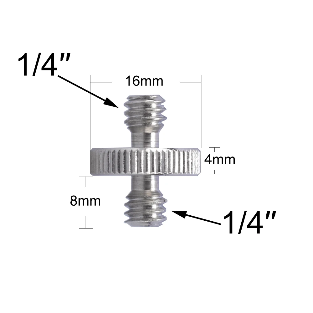 GAQOU 1/" 3/8" Мужской Женский Резьбовой Адаптер для крепления штатива пластина с винтовым креплением EB крепление для камеры вспышка штатив металлический светильник - Цвет: 5