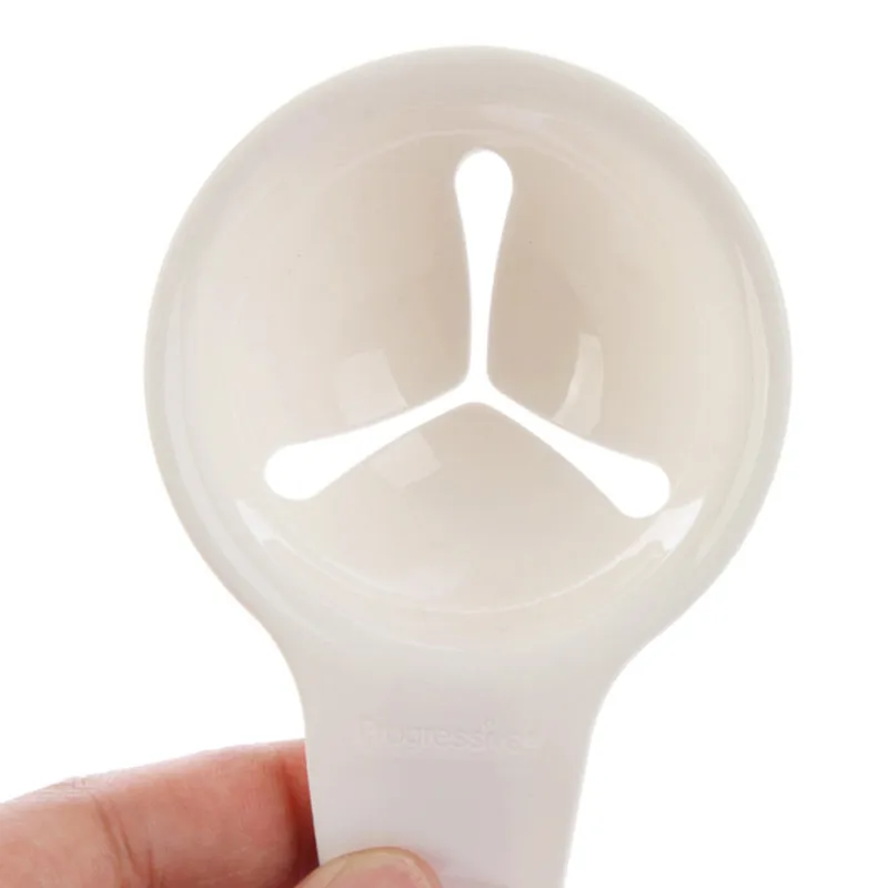 1 шт. удобные и практичные белые пластиковые яйца белый сепаратор с силиконовая пряжка аксессуары для кухонных инструментов