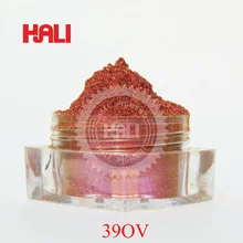 Хамелеон пигмент, цвет движущихся жемчужный Пигмент Цвет Флип слюда пункт: 39OV, цвет: оливин-фиолетовый, изменение цвета в другом направлении