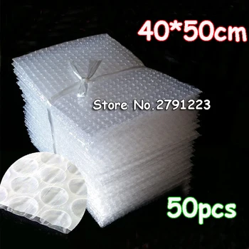 

40x50CM Air Bubble Pouches Wrap PE Buffer Mailer Packaging Inflatable Air Cushion Shockproof Bag in Bag 50pcs