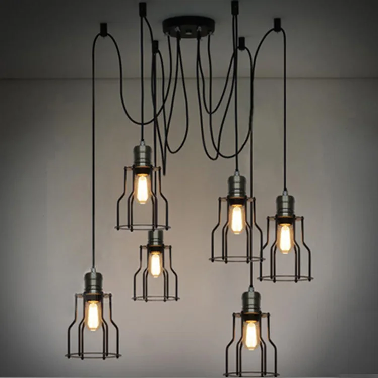 Online Get Barn Light Pendant Aliexpress Alibaba Group Vintage Edison Large Barn Chandelier Max 360w With 6 Lights Painted Finish Hotel Club Cafe
