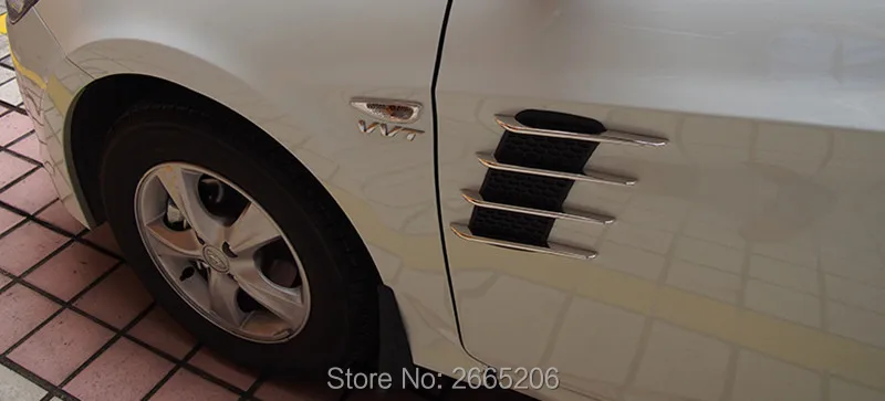 2 шт. 3D Акула автомобиль наклейки на крыло декор стайлинга автомобилей для Hyundai