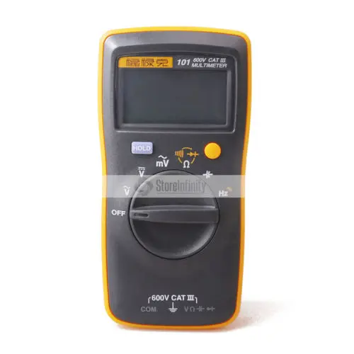Новый карманный мини мультиметр Fluke 101 стандартного размера с автоматическим