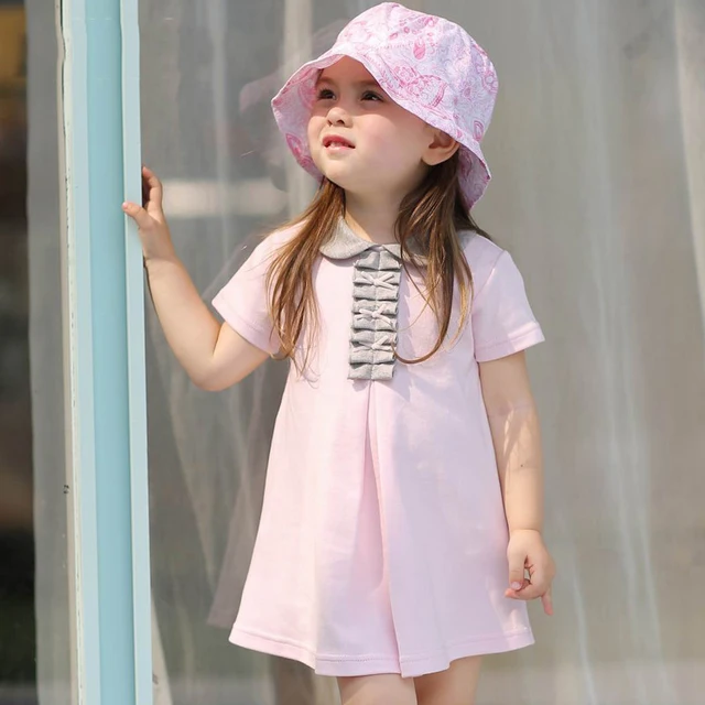 2016 Latest Fashion Cute Design Baby Girls Summer Dress Infant Clothes