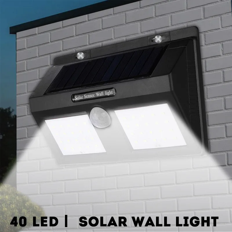 

Mising Solar Rechargeable LED Solar light Outdoor Garden Wall Lamp Decoration PIR Motion Sensor Night Security light Waterproof