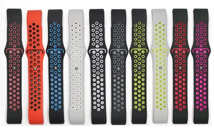 KINGBEIKE Sport Silicone watchband For Fitbit Charge 2 Bracelet Smart Wristbands Watches Band Fitbit Accessories Strap