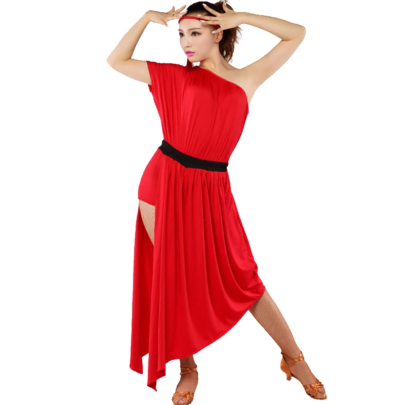 Long Latin Dance Dress Vestidos Tango Dancewear Clothing Latin Dance ...