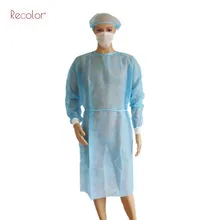 5 шт./партия одноразовая Хирургическая Одежда синяя Пылезащитная одежда тканые комбинезоны посетить, не тканые фартуки, Хирургическая Одежда для татуировки бровей