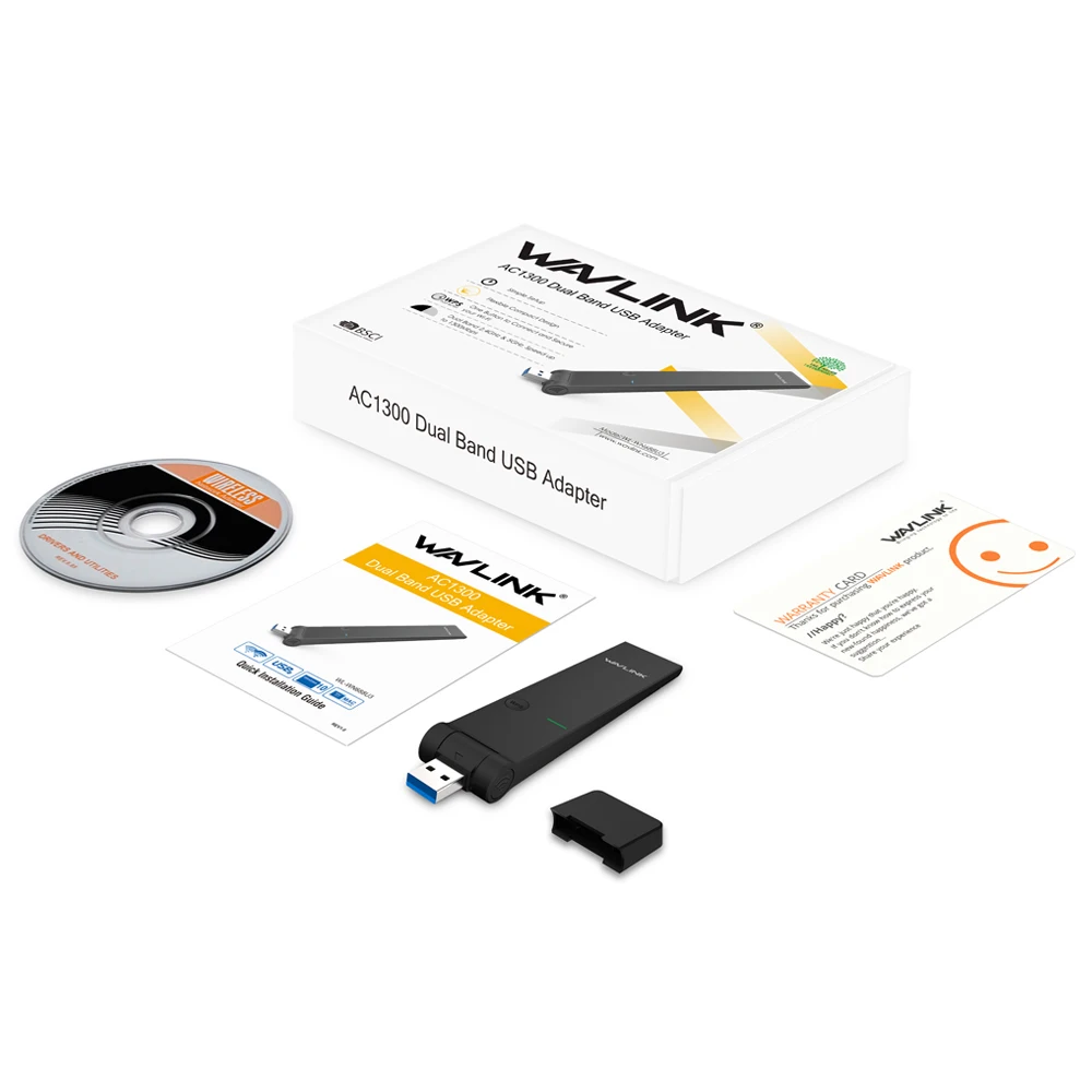 Wavlink беспроводной USB WIFI адаптер wifi 2 4G/5G Двухдиапазонная беспроводная сетевая