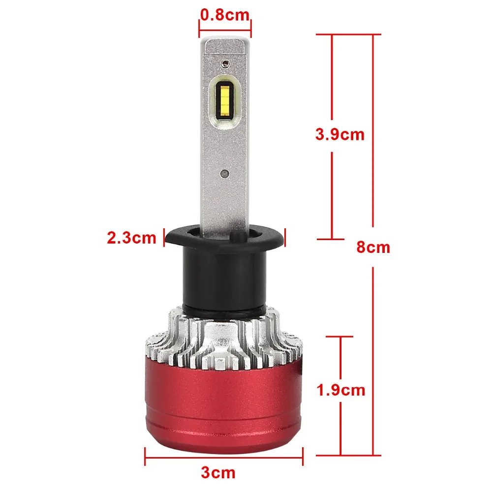 PAMPSEE DDR8 H1 H3 H11 H7 Led H4 Автомобильные фары источник Plug & Play SUV лампы 12 В 60 Вт 9600LM 6000K