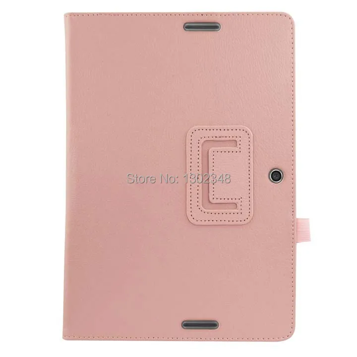Высокое качество ультра тонкий личи зерна Folio Stand кожаный защитный чехол для ASUS MeMO