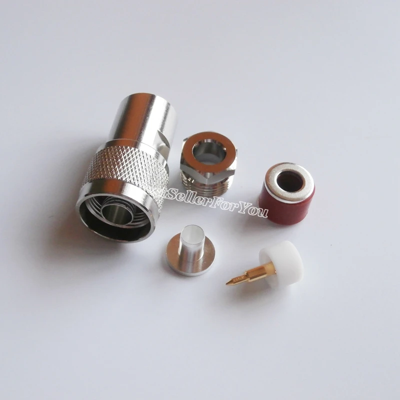 1 шт. N Штекерный зажим для RG8X RG 8X RG59 LMR240 RF Кабельный разъем|clamp connector|clamps forclamping clamp |