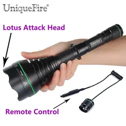 UniqueFire 1508 T67 ИК 940NM светодиодный фонарик Лотос атака головы ночное видение факел с дистанционным давление переключатель для Охота