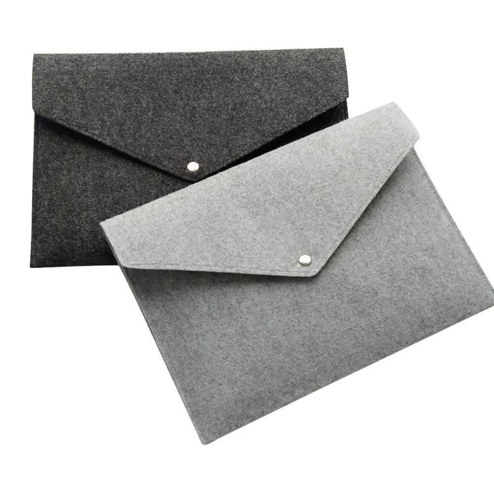 

A4 Chemical Felt File Folder Durable Briefcase Document Bag Paper File Folders Stationery Store School Office Supplies