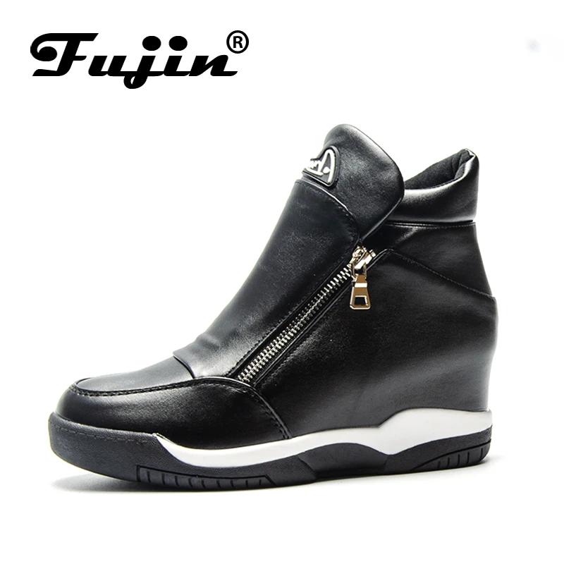 Fujin height increasing womens shoes platform sneakers feminino shoes woman zapatillas mujer casual sapato feminino