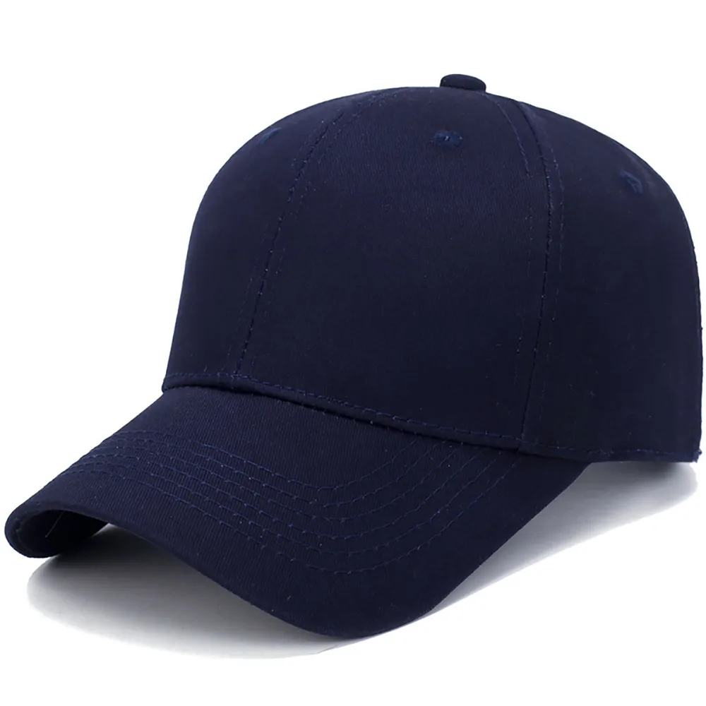 Шапка хлопковая однотонная шапка для бега для wo Мужская шапочка из спандекса уличная шляпа от солнца - Цвет: b
