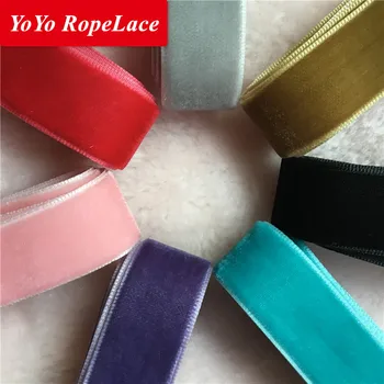

2019 Bestselling 1CM Width Fantastic Flat Ribbon Shoe Laces Velvet Shoelaces for Women Shoes