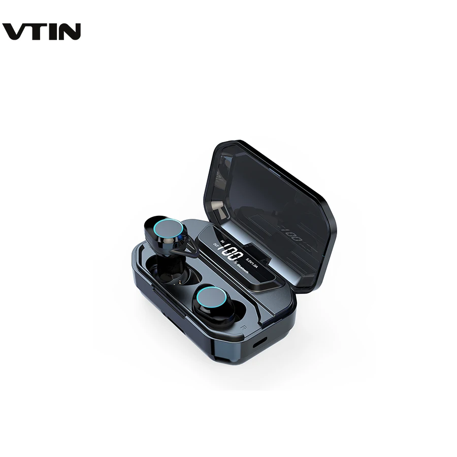 

VTIN G02-TWS Wireless Earphones IPX6 Waterproof 3D Stereo Touch Control ANC Noise Canceling Bluetooth 5.0 4H Playtime Headphone