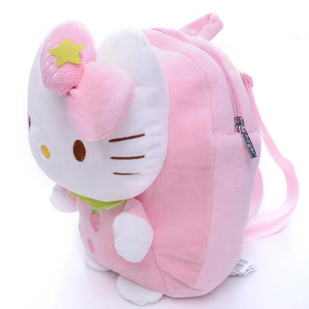  HELLO KITTY kawaii backpack child kindergarten children's schoolbag plush backpack hello kitty bag 