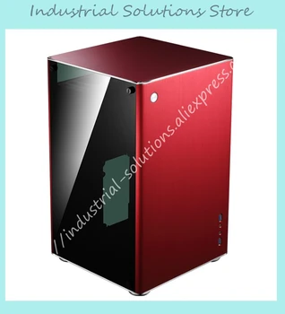 

VR1 Case ITX Aluminum Case Double Glass Side Penetration