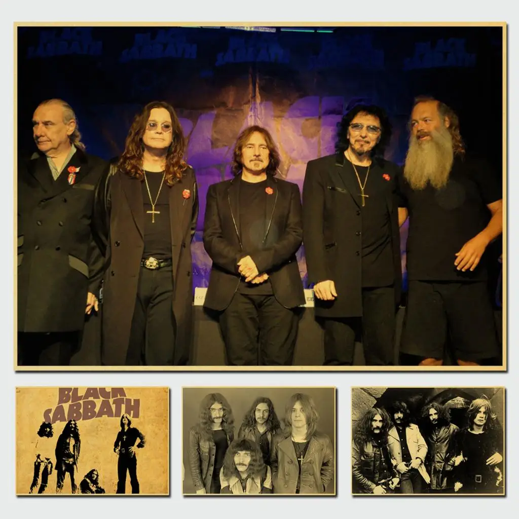 BLACK SABBATH Rock Band Decorative Painting/Wall Decor/Bar Poster/Kraft