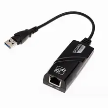 Высокая Скорость USB 3,0 Gigabit Ethernet адаптер к RJ45 Внешний 10/100/1000 Мбит сетевой карты сетевой адаптер