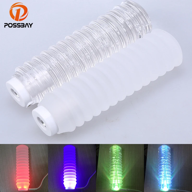 

POSSBAY Universal Car Manual Gear Shift Knob Stick LED Shift Lever Knob for Ford Toyota VW Honda Colorful Change LED Gear Stick
