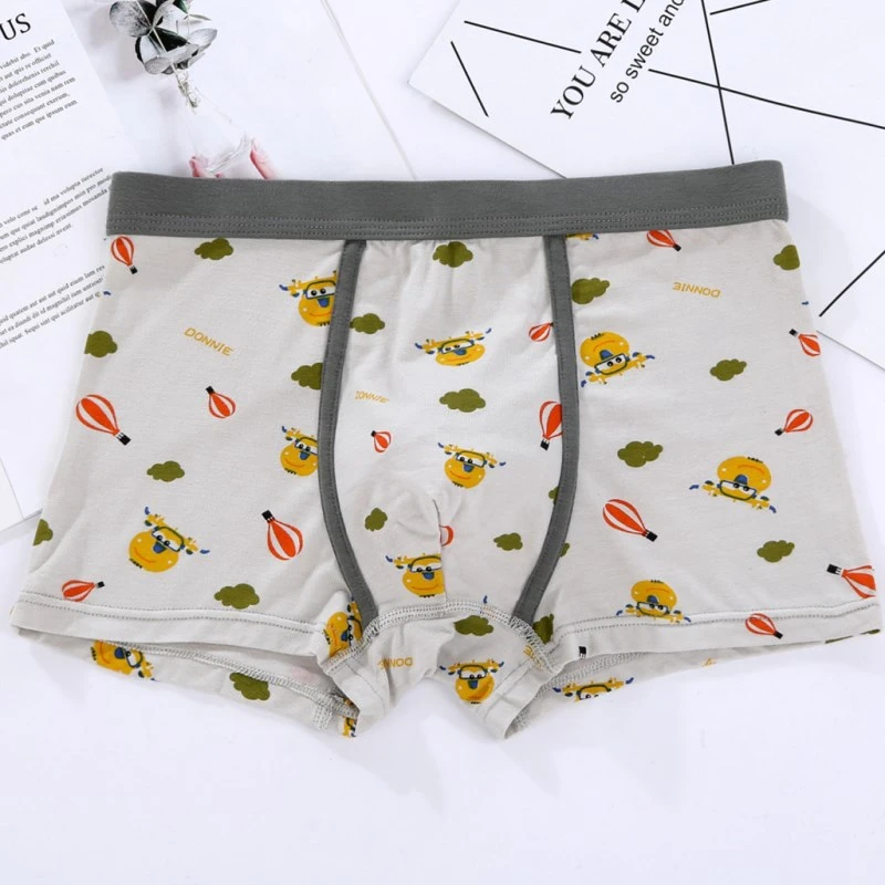 4 3Pcs Cartoon Kids Boy Briefs Pants Underwear Baby Children's Boxer Underpants Toddler Little Big Kid Ultra Soft Briefs Underwear