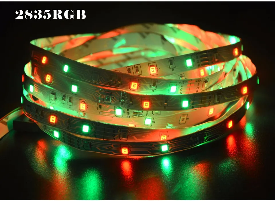 6 цветов DC 12 В 5 м 300 светодиодный s 2835 SMD более яркий, чем 3528 3014 SMD RGB светодиодный светильник, барная лампа по низкой цене, чем 5050 5630 SMD