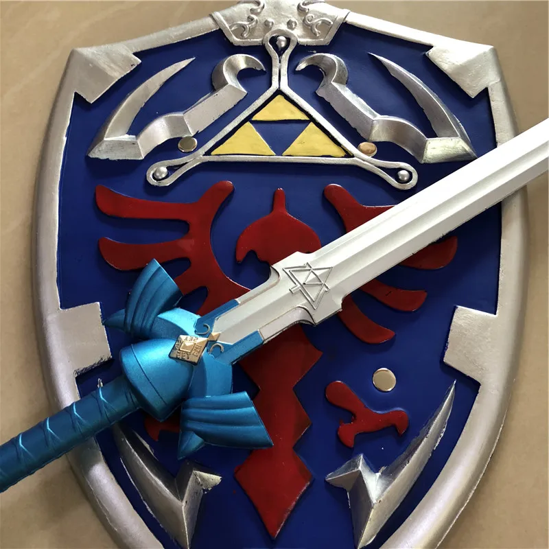 1:1 Cosplay Skyward Sword Skyward Shield Weapon Decoration Sword Role Play 80cm Safety PU Kids Gift