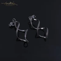 4 Color Geometry Irregular Metal Wave Pattern Glitter Clip on Earrings No Pierced for Women Minimalism Ear Clips Fashion Jewelry 5