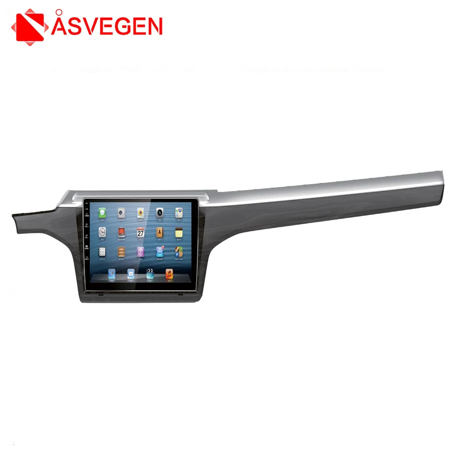 

Asvegen Car Radio Fascia Panel Plate Frame Dash Stereo Install Car Radio Panel Mounting Frame For 2014-2017 Volkswagen Lamando