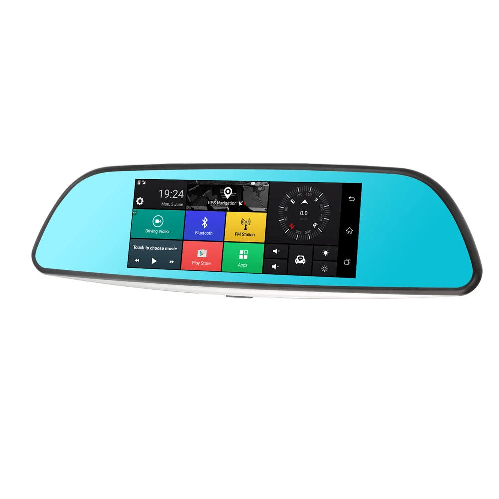 7'' HD 1080P Car Mirror Monitor DVR (15)