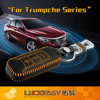 

luckeasy key luxgen trumpche ga3s 2014 2015 Car Key case wallet holder remote key cover