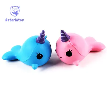 

Jumbo Kawaii Colorful Unicorn Squishy Slow Rising Cute Cartoon Straps Pendant Soft Squeeze Bread Cake Kid Toys Gift Antistress