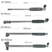 Medidor de diâmetro interno, haste de medição + sonda (sem indicador), acessórios, medidor interno 10-18mm 18-35mm 35-50mm 50-160mm