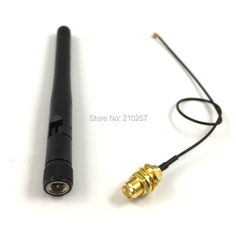1pcs 3G 2dBi Antenna Gsm SMA Male SMA Female Jack to ufl./ IPX 1.13 Pigtail Cable