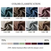 SIFAN 75%-85% Shading Faux Linen Blackout Curtain for Living Room Bedroom Modern Style Solid Color Window Curtain 4