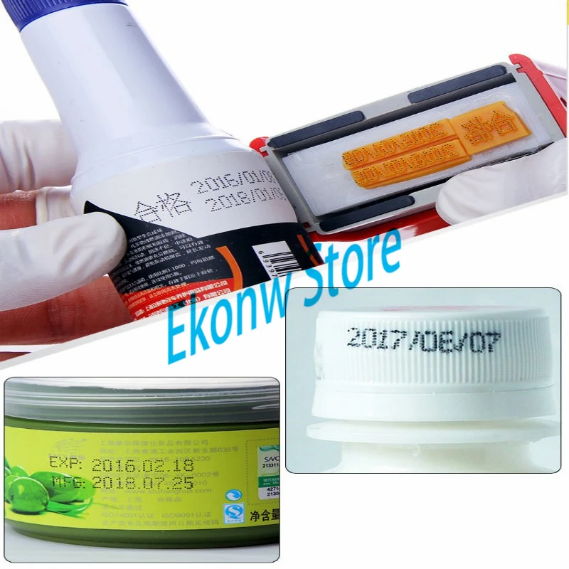 

Expiration number printer production date code coding tools manual lot mark printing machine printer metal wood bottle