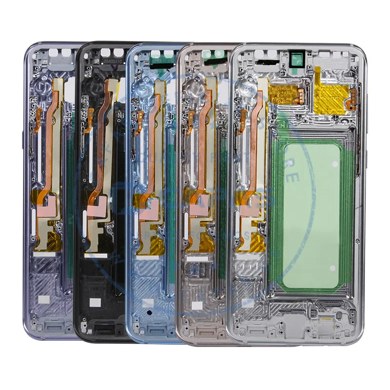 Оригинальная лицевая панель для Samsung Galaxy S8 + средняя рамка Plus G955 ЖК дисплей с