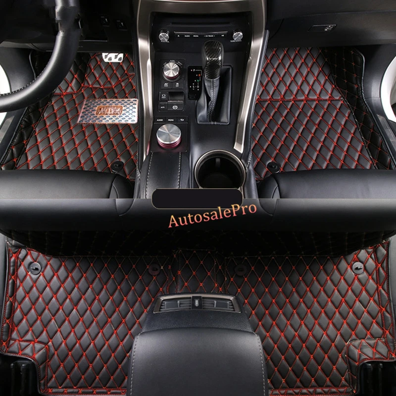 

Left / Right Hand Drive For Lexus GS S190 2006 2007 2008 2009 2010 black red grid Car Floor Mat carpet front rear Pad cover