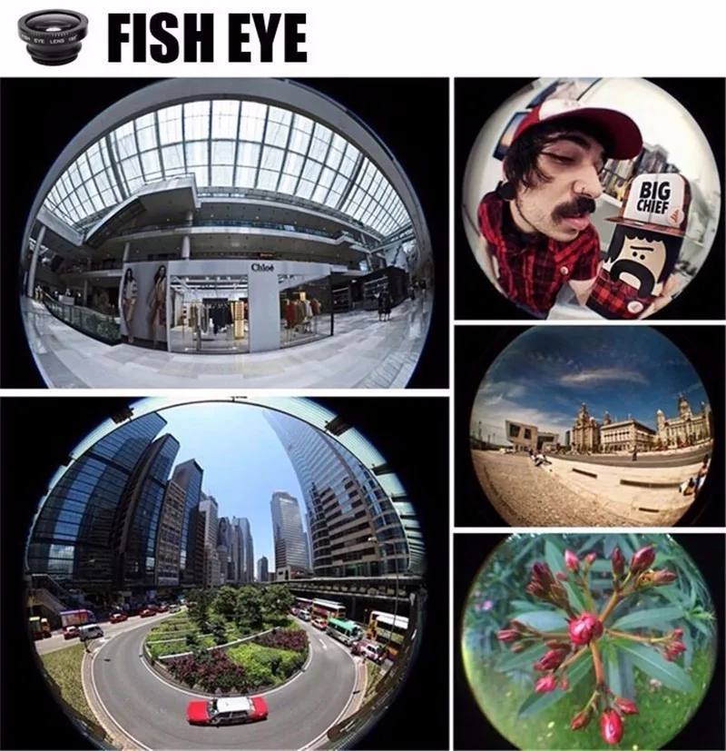 Новые 12X телефото зум-объективов телескоп Fisheye Широкий формат макро объектив рыбий глаз для Samsung S5 S6 S7 S7 Edge Note 4 5 7