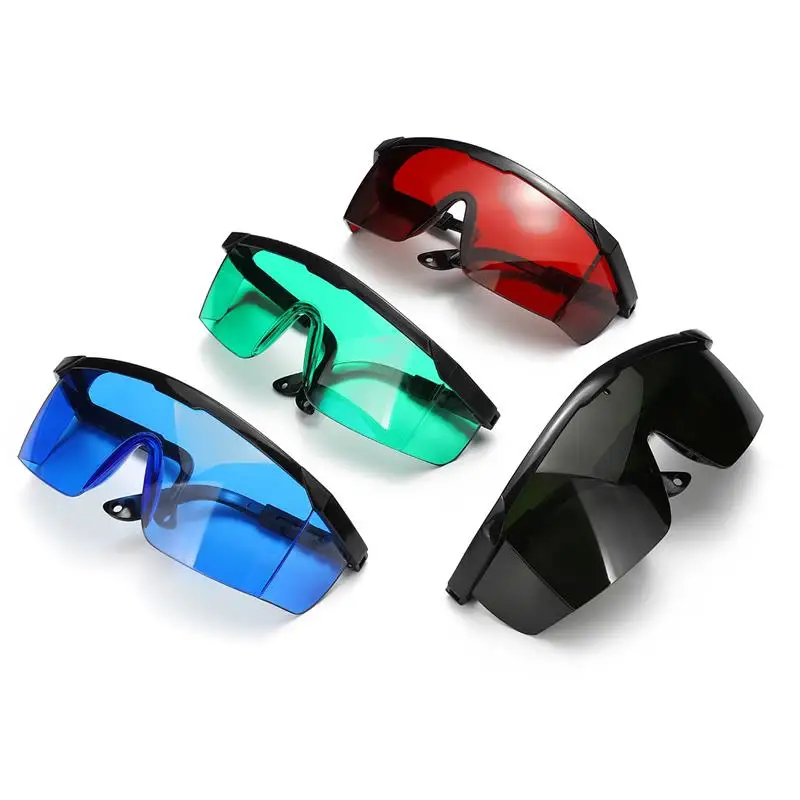 Лазерные защитные очки красный синий зеленый темно-зеленый Видимый светильник круглое поглощение для косметического оборудования лазерное удаление волос