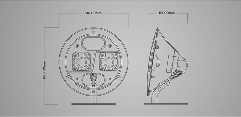 Hyperguider беспроводной динамик сабвуфер Solo One Bluetooth 4,0 NFC полный диапазон 2,0 каналов сенсорная поверхность AUX домашний аудио для телефона