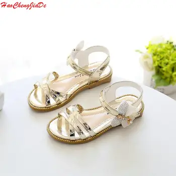 

New Baby Girls Sandal Glitter Letters Girls Shoes Princess PU Fashion Kids Sandals Summer Children Sandals Shoes