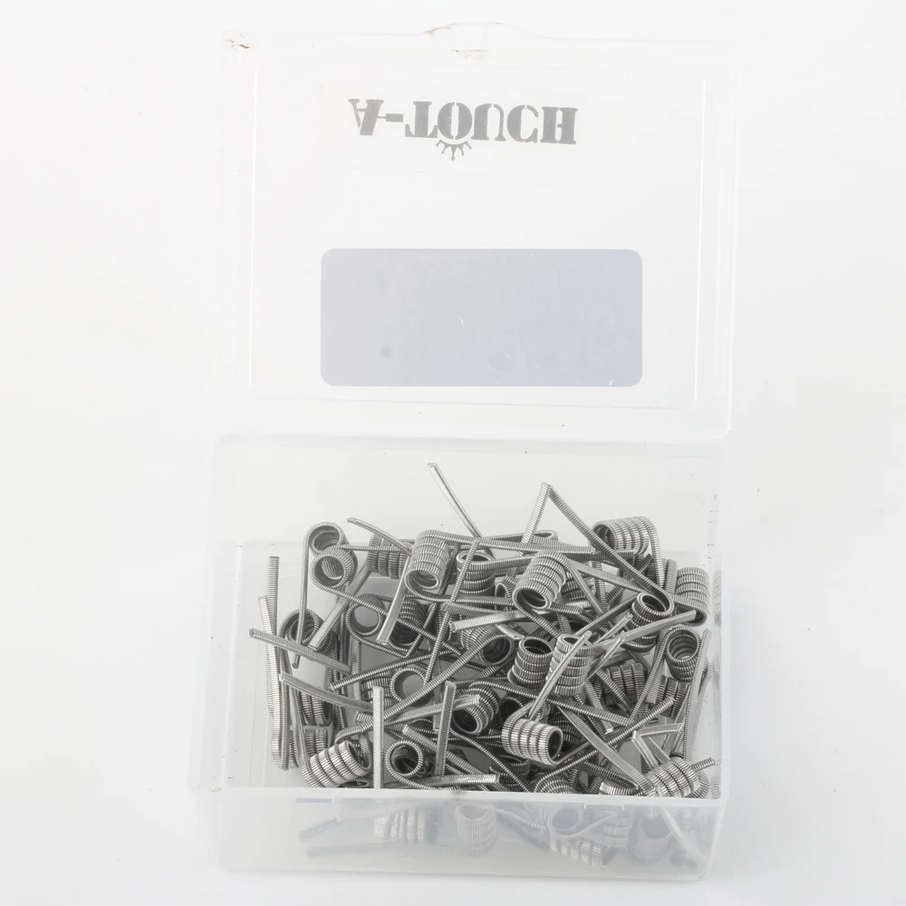 50 шт./лот A touch Prebuilt Alien Coil 0.45ohm 0 3*0 8 + 32GA DIY нагревательные провода для электронной